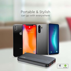 Interne, Power Bank 10000mah Fast Charge - Negru -7, dioda.ro