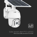Camere Supraveghere, Camera HD Solara Smart 4G Albă - PTZ 360° PIR, Monitorizare Vocală, Vedere Nocturnă Colo -1, dioda.ro
