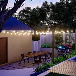 Interne, Ghirlanda Solara Led 0.5w X 10 12m 3000k -9, dioda.ro