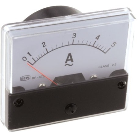 Indicatoare de panou analogice, Aparat de măsură analog de panou 0-5A CA PAN.670 -2, dioda.ro