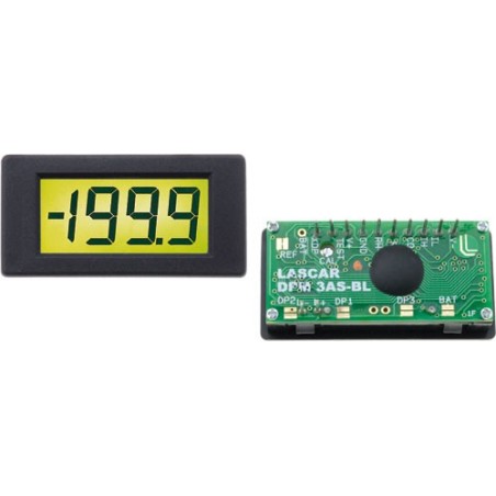 Voltmetru subminiatură cu LCD 3 1/2 cifre 0-200mV DPM3AS-BL