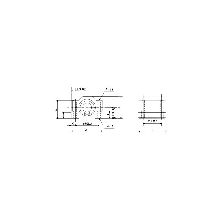 Bucsi, Bucsa cu bile recirculabile 20mm SMA20 -3, dioda.ro