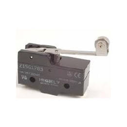 Intrerupatoare Comutatoare Butoane, Microîntrerupător cu manetă (cu rolă) SPDT 15A/250VAC IP40 Z15G1703 -4, dioda.ro