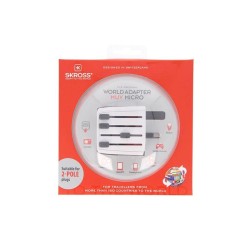 Transformatoare 220-110V, Adaptorul de călătorie SKROSS MUV Micro, de 2,5A, universal pentru 150 de țări -2, dioda.ro