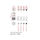 Unelte Pentru PCB, Mandrină cu pensete pt.maşină de găurit 0,3÷3,2mm D-1504 -2, dioda.ro