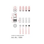 Unelte Pentru PCB, Mandrină cu pensete pt.maşină de găurit 0,3÷3,2mm D-1504 -1, dioda.ro