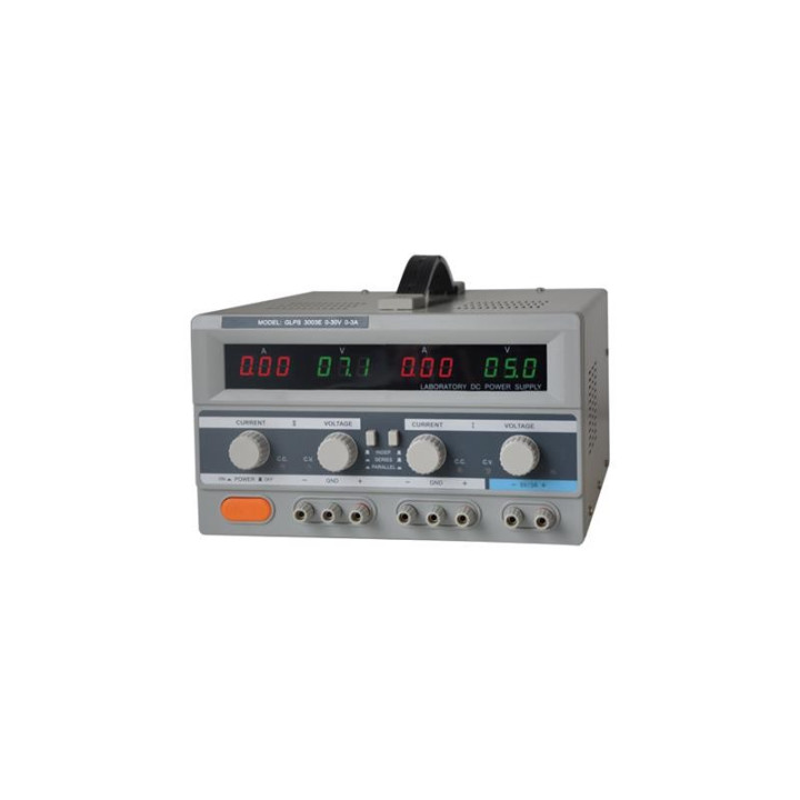 Surse reglabile de tensiune, Sursă de alimentare GLPS 3003E 2x0-30V / 0-3A + (5V-3A) GLPS3003E -1, dioda.ro