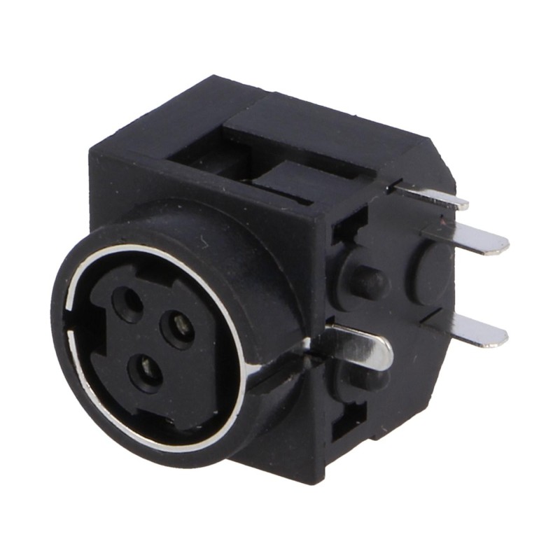 Conectori, Soclu alimentare DC mamă PIN:3 THT 30VDC -20÷80°C PC-MDJ-401-3P -1, dioda.ro