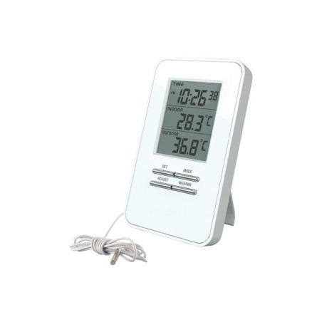 Termometre, Termometru digital si ceas TE09 afișaj mare alb -1, dioda.ro