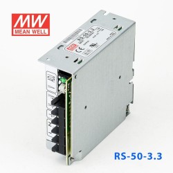 Surse  alimentare industriale, Alimentator: pulsatoriu modulară 33W 3,3VDC 99x97x36mm 10A RS-50-3.3 -1, dioda.ro
