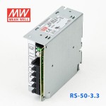 Surse  alimentare industriale, Alimentator: pulsatoriu modulară 33W 3,3VDC 99x97x36mm 10A RS-50-3.3 -1, dioda.ro