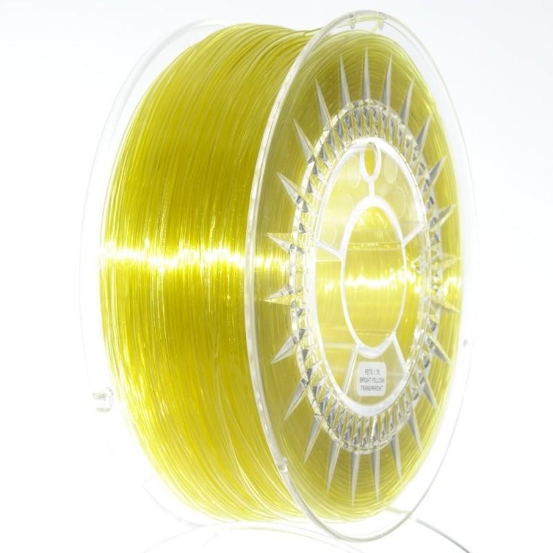 Filament PET-G galben deschis transparent 1kg ±0,5%