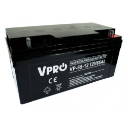 Baterie Acumulator VPRO 65 Ah 12V AGM VRLA