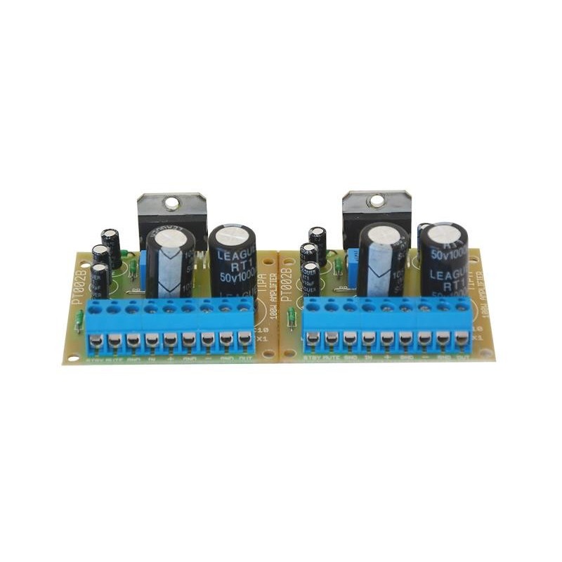 KIT -uri electronice, Kit PT003B Amplificator stereo 2x100W cu TDA7294 -1, dioda.ro