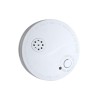 Senzor detector de fum cu alarma 85dB, alb + baterie 9V 1D33
