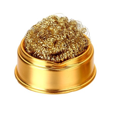 Vârfuri, rezistente, letconuri, duze aer cald, Curatitor uscat pentru varful letconului cu lana din inox ZD-10W- -1, dioda.ro