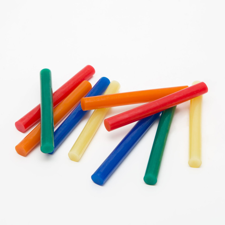 Pistoale de lipit cu adeziv, Baton termoadeziv - 11 mm - colorat 11109B -1, dioda.ro