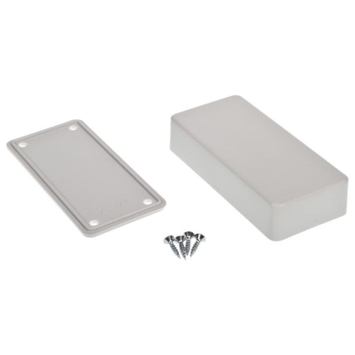 Cutii - Carcase, Carcasă: întrebuinţări multiple X:45mm Y:95mm Z:23mm ABS gri Z75j-ABS -1, dioda.ro