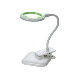 Lampi Iluminare, Lampă cu lupă bifocala pentru birou mic 3 + 12diop. LED (36x) USB 5V, 2W -2, dioda.ro