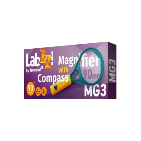 Lampa de mărire LEVENHUK LabZZ MG3 + busola