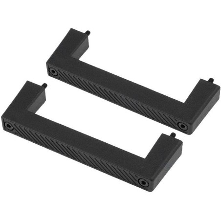 Cutii - Carcase, Mâner pentru panou anterior 3U Serie:180 Culoare: neagră RETEX32180213 -1, dioda.ro