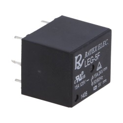 Relee, Releu: electromagnetic SPDT Ubobină:5VDC 15A/120VAC 15A/24VDC LEG-5F -10, dioda.ro
