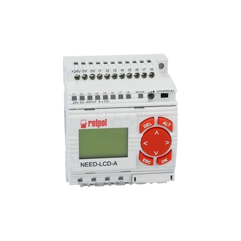 Relay 8input/4output relay power 24VDC + keypad NEED24DC22084RD