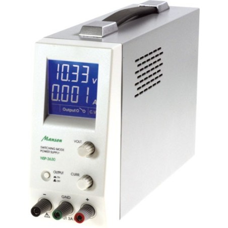 Bloc alimentare de la reţea de lab.,1 ieş.36V/3A MANSON NSP-3630