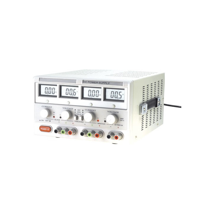 Surse reglabile de tensiune, Alimentator: de laborator Canale:3 0÷30VDC 0÷5A 5V DC/3A AX-3005D-3 -1, dioda.ro