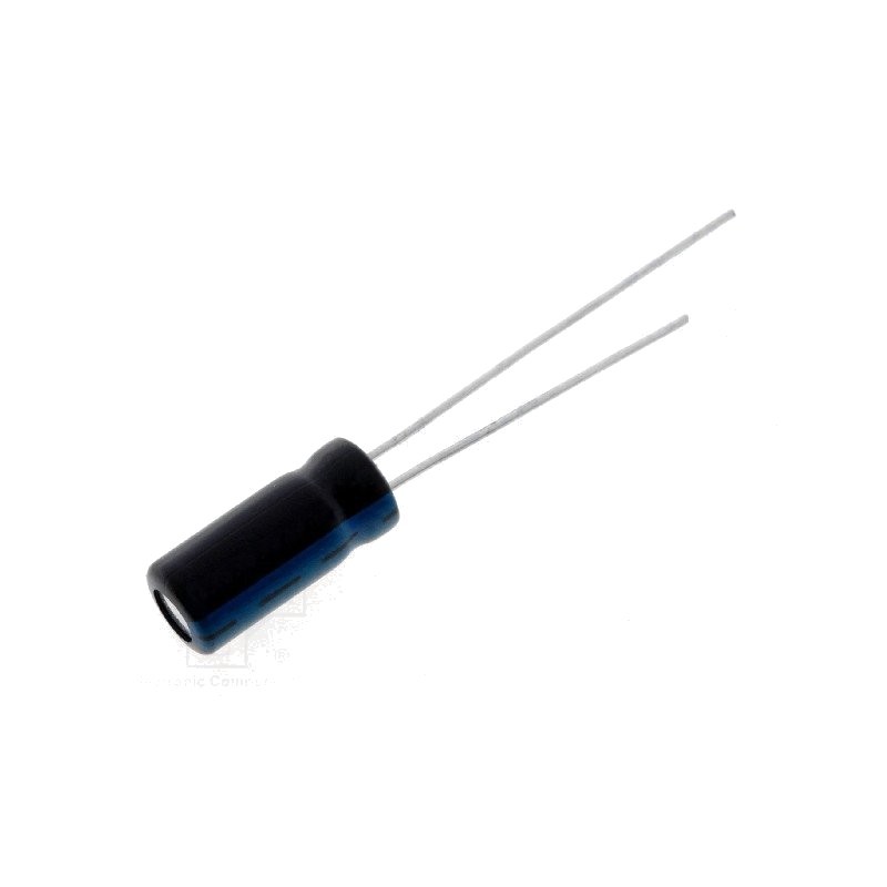 Interne, Condensator: electrolitic THT 1000uF 25V Ø10x20mm Raster:5mm RD1E108M10020BB -1, dioda.ro