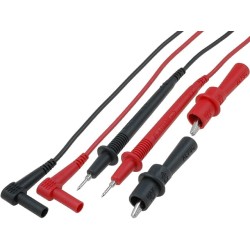 Cablu de măsurare PVC 1m 10A negru şi roşu Ø:2mm 0÷50°C
