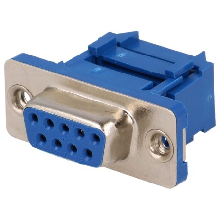 Conectori, Mufă D-Sub PIN:9 mamă IDC pt.cablu-bandă UNC4-40 1,27mm DFF09LC -1, dioda.ro
