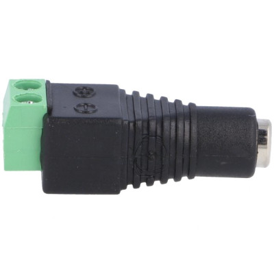Conectori, Mufă alimentare DC tată 5,5/2,1mm 5,5mm 2,1mm 12mm drept PC-GP2.1-TB -7, dioda.ro