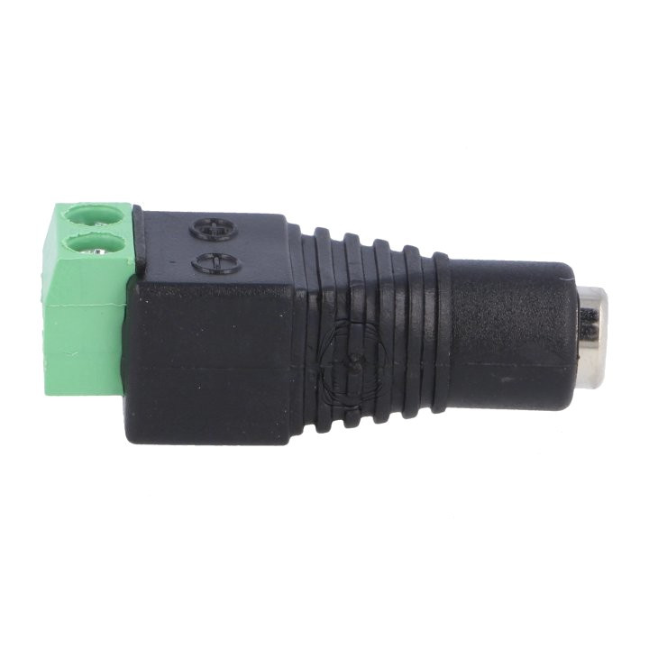 Conectori, Mufă alimentare DC tată 5,5/2,1mm 5,5mm 2,1mm 12mm drept PC-GP2.1-TB -7, dioda.ro