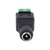 Conectori, Mufă alimentare DC tată 5,5/2,1mm 5,5mm 2,1mm 12mm drept PC-GP2.1-TB -9, dioda.ro