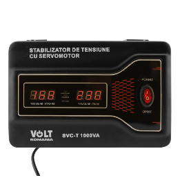 Stabilizator de tensiune cu servomotor 1000VA precizie 3% pentru centrale termice