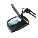 Lupă cu iluminare Lămpi de birou, Lampa de birou cu lupa 5 dioptrii 190X157mm si iluminare 60 led-uri culoare n -5, dioda.ro