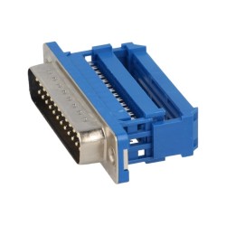 Conectori, Mufă D-Sub PIN:25 tată IDC pt.cablu-bandă UNC4-40 1,27mm DSF25LC -3, dioda.ro