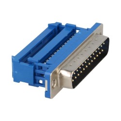 Conectori, Mufă D-Sub PIN:25 tată IDC pt.cablu-bandă UNC4-40 1,27mm DSF25LC -1, dioda.ro