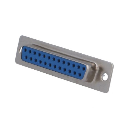 Mufă D-Sub PIN:25 mamă lipire pe cablu gold flash DSC-125