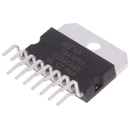 Drivere de putere, Circuit integrat: amplificator audio MULTIWATT15 100W TDA7293V -1, dioda.ro