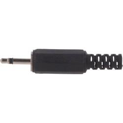 Conectori, Mufă Jack 2,5mm tată mono cu manşon drept pe cablu lipire JC-001 -3, dioda.ro