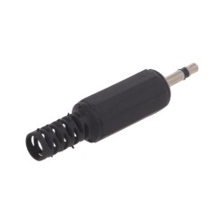 Conectori, Mufă Jack 2,5mm tată mono cu manşon drept pe cablu lipire JC-001 -6, dioda.ro
