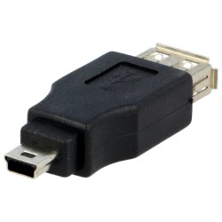 Adaptor USB 2.0 USB A soclu, USB B mini mufă