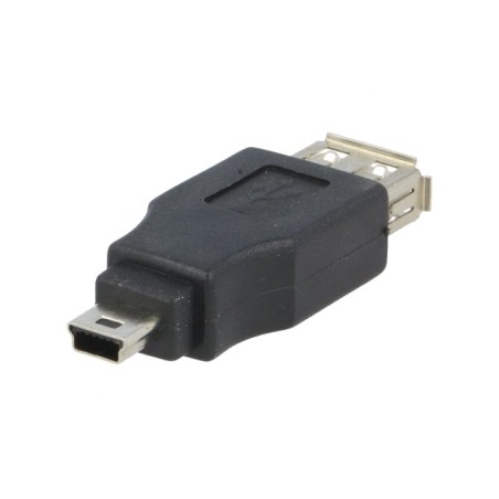 Adaptor USB A Mama Mini Usb Tata 2.0 USB A soclu, USB B mini mufă