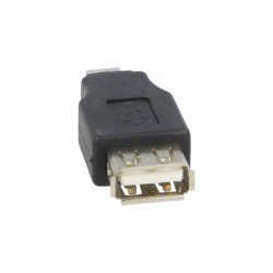 Conectori, Adaptor USB A Mama Mini Usb Tata 2.0 USB A soclu, USB B mini mufă -5, dioda.ro
