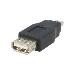 Conectori, Adaptor USB A Mama Mini Usb Tata 2.0 USB A soclu, USB B mini mufă -6, dioda.ro