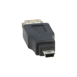 Conectori, Adaptor USB A Mama Mini Usb Tata 2.0 USB A soclu, USB B mini mufă -9, dioda.ro
