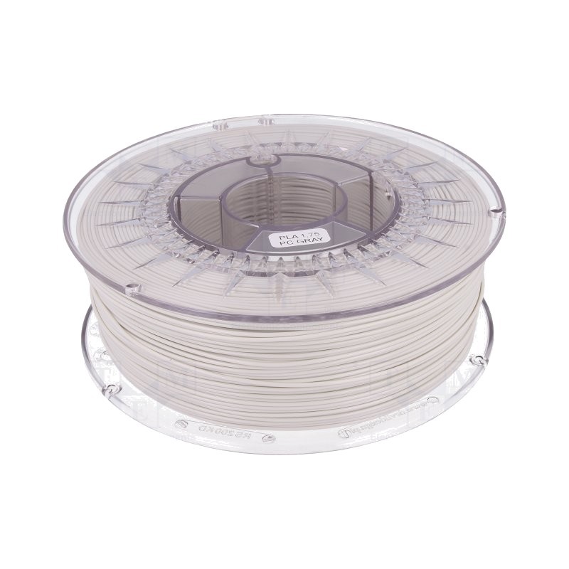 Filament, Filament: PLA 1,75mm gri tip PC 200-235°C 1kg ±0,05mm DEV-PLA-1.75-PCGR -1, dioda.ro