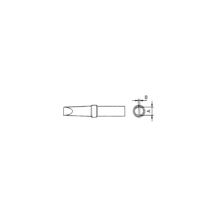 Vârfuri, rezistente, letconuri, duze aer cald, Vârf tip şurubelniţă 3,2x0,8mm pt.ciocan de lipit WEL.LR-21 W -2, dioda.ro